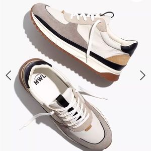 *NEW* Kickoff Trainer Sneakers in (Re)sourced Canvas and Suede from Madewell